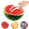Hot sell stainless steel watermelon slicer Cutter Knife Fruit Vegetable Tools Kitchen Gadgets Fruit tools Cut watermelon artifac