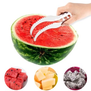 Hot sell stainless steel watermelon slicer Cutter Knife Fruit Vegetable Tools Kitchen Gadgets Fruit tools Cut watermelon artifac