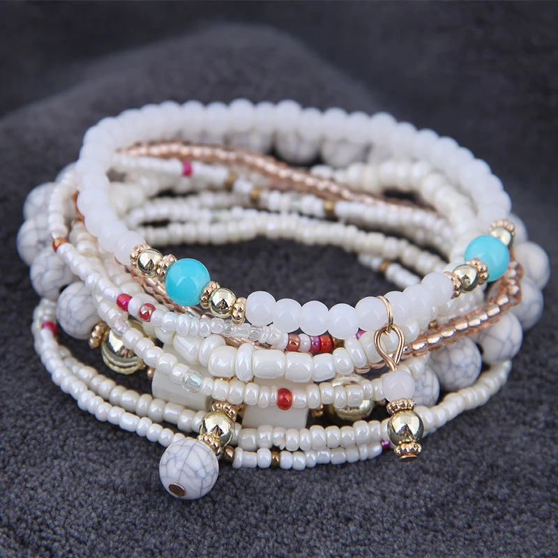 Hot selling Bohemian beads bracelets Fashion charm beads bracelet wholesale W90524101