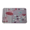 Hot Selling Eco-friendly Color Printing Absorbent Anti-slip Diatomite Bath Mat For Home