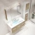 Import Hot Selling Europe Style Plywood/Mdf  Bathroom Cabinet Modern hanging bathroom vanity cabinets from China