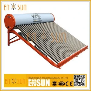 Hot selling good quality heat pipe unpressurized solar hot water heater