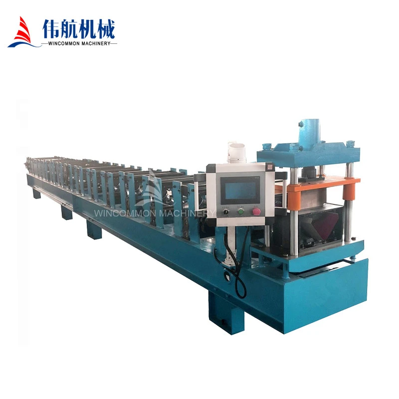 Hot Selling Hydraulic Cutting Metal Roof Rain Drain Water Gutters Roll Forming Machine