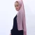 Import Hot Selling Women  Lady Girls Jersey Hijab Scarf with Pearl Decoration  Muslim Chiffon Material For Ladies Islamic Clothing from China
