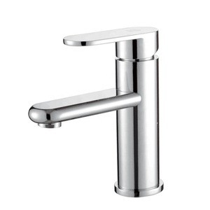 Hotel home Bathroom Watermark Single Hole Brass chromed wash basin tap water taps