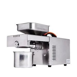 Household 304 Stainless Steel Hot&amp;Cold Press Automatic 750W Mini Oil Press Machine