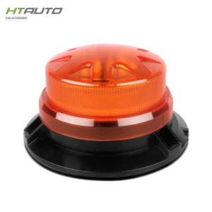 HTAUTONew 12V 24V 12W Mini Magnetic Flash Rotating Beacon Strobe Light