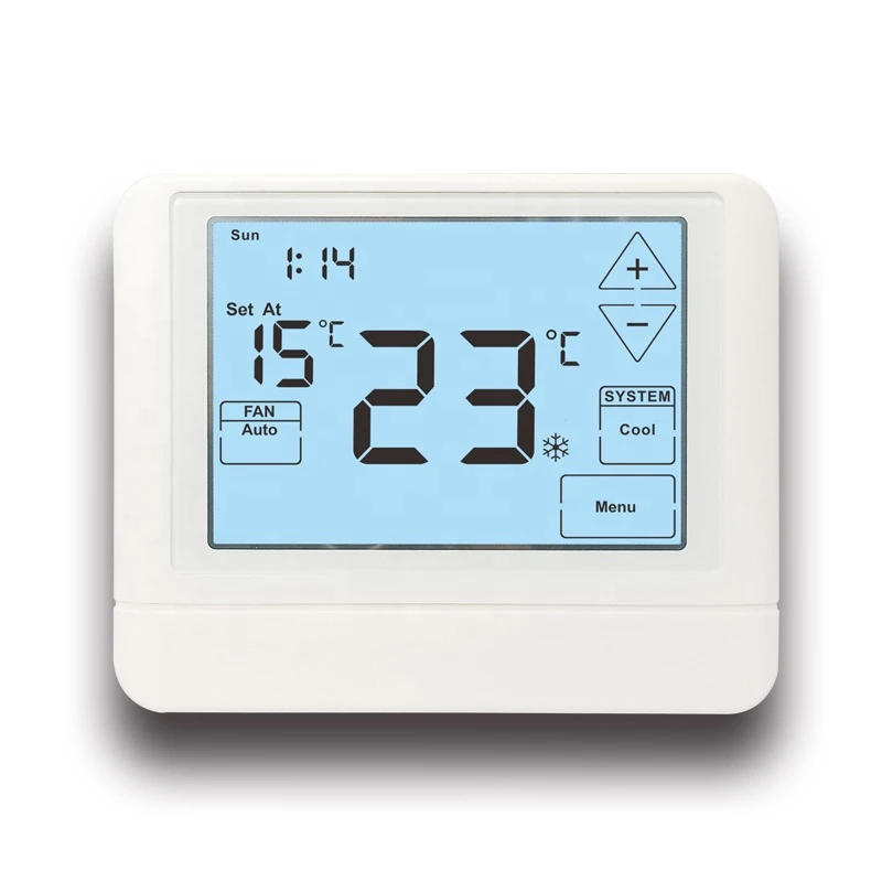 HVAC System 5 + 2 Days Digital 24V Room Thermostat