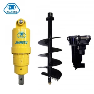 hydraulic auger auger drill price attachment excavator hole digger augers