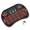 i8 2.4G touchpad led backlit mini wireless keyboard for tv box gamepad remote control