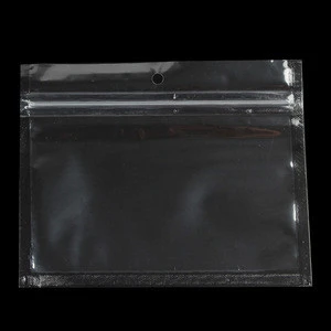 in stock ziplock transparent plastic fishing hook lure package bag