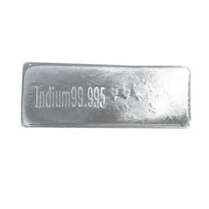 indium bar price; indium 99.995% ;indium ingot for LCD and coating
