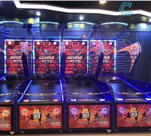 Indoor Amusement Coin Operated Street Basketball Standing Shooting Arcade Game Machine