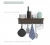 Import Industrial Metal Wall Mounted Pipe Bathroom Shelves with Towel holder and Removable Hooks Kitchen Stroage Holders Racks from China