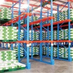 Industrial Selective Pallet Boltless Shelf System Steel Knocked-Down Drive In Storage Rack For Warehouse