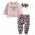 Import Infant  clothingAutumn Winter Baby Girls Clothes T-shirt+leopard printPants 2pcs Outfit Suit Baby Girls Clothing Set from China
