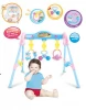 Infants educational Activity Play Gym Frame Indoor play game for plastic baby fitness frames hanging rattles with light &amp; music