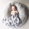 INS Baby Soft Cotton Play Mat Foldable Toddle baby Crawling Rugs Printing Carpet