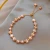Import INS Fashion Baroque Natural Pearl Bracelet New Design Girls Sisters Pearl Beads Bracelets from China