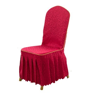 jacquard wholesale 100% polyester turquoise spandex chair cover