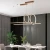 Import JDD Simple modern atmosphere creative personality light luxury chandelier personality strip LED lamp from China
