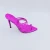Import jf004 metallic color strap heels pointed toe stiletto heel shoes from China