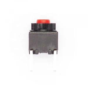 K2-017 2 Pin 6*6*7.3mm Straight foot DIP tact switch red hat no sound