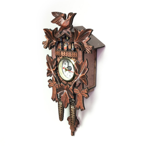 K&amp;B wholesale hot sale European modern wooden wood cuckoo wall clock