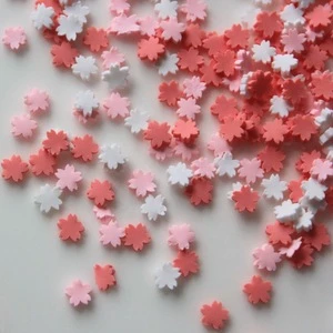 Kawaii Polymer Clay Mix Colors Heart/Star/Flower/Bow/Snowflake/Round/Granular Slice DIY Nail Art Decoration Charm Craft