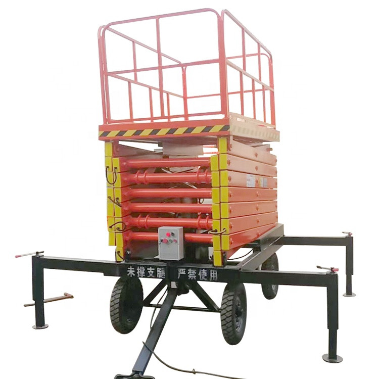 Buy Kcrane Outdoor Lift Table Mobile Hydraulic Scissor Lift Platform 4m