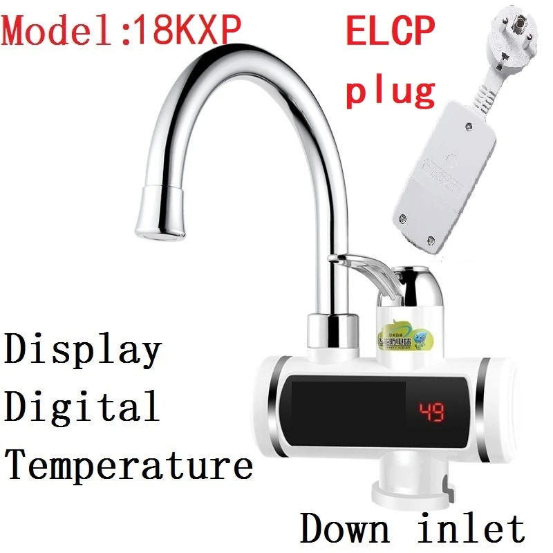 KF18KXP MCP/ELCP plug kitchen tap flow-through electric water heater tap bathroom taps and hot water tap