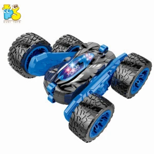 Kids 2.4G stunt remote control car toys RC twist vehicle 360 degrees rolling dump car