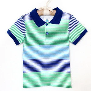 Kids clothes custom polo T shirt design cute baby boys polo t shirt