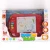 Import Kids early educational magnetic plastic cartoon drawing board toy with 4 stamps from China