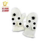 Kids Hand Knitted Animal Pattern Wool Thinsulate Acrylic Gloves Mittens for Winter