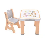 Kids Learning Drawing Game Table,Writing Desk Drawers