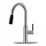 Kitchen Extendable Deck Mounting Faucet Mixer Tap Faucet Kitchen Fittings Sink Removable Brushed Magnetic Kitchen Tap Faucets