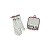Import Kitchen microwave oven mitt protective custom printed double cotton oven mitt from China