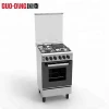 Kitchen professional electric Ignition cooking gas range with removable tempered glass cover
