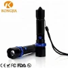 KJ Factory Supply High Power Aluminum alloy  LED Rechargeable Shock Flashlight For Self defense Usage for Camping/Hiking
