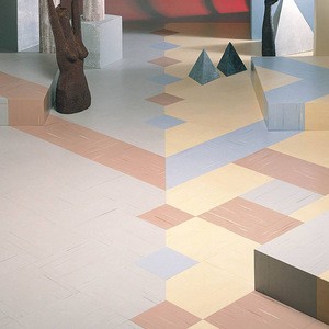 Korean Style  Vinyl Composite Indoor Plastic VCT Tile Floor