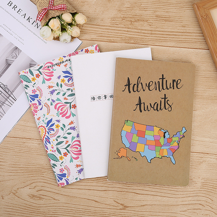 Buy Kraft Paper Notebook A4 Car Line Book Custom B5 Student Notes Diary ...