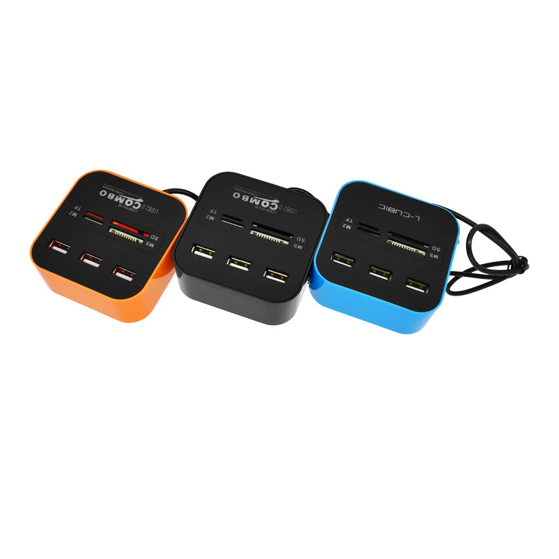 Buy L-cubic 3 Ports Usb-c Hub Sd/tf Usb Type-c Hub Android With Card ...