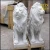 Import Large Sculpture Life Size Italian Marble Lion Statues  Large Marble Lion Statuess Pair Garden Sculpture from China