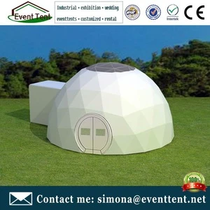 Large span 55m plans geodesic domes for sale