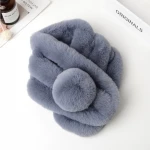 Large Winter Women Warm fur scarves and shawl faux fur shawl