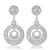 Import Latest Design Ethnic hollow carved Earrings Fine Jewelry 925 Sterling Silver AAA Cubic Zirconia Fashion Earrings E0199 from China
