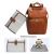Import Leather Baby Diaper Bag Backpack Multi-function Travel Nappy Bags for Mother from China