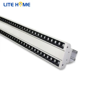 LED Grille Linear Trunking Light Twin Panel linear lights for office supermarket warehouse 5 year warranty White Black 60W