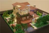 Led or normal light diy miniature model house for real estate & construction